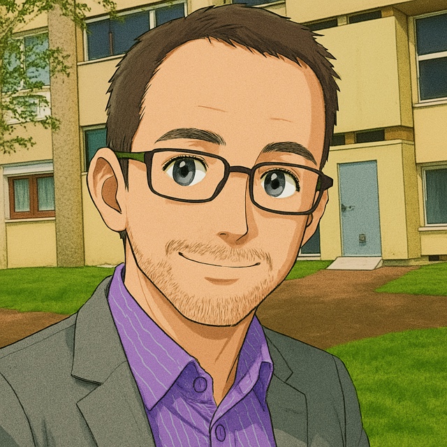 Portrait illustré de Sébastien Marchand, créateur d’EIP.
